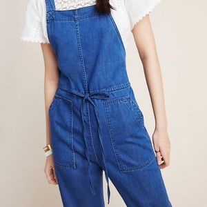 3x1 NYC Denim Tie-back Cyra Cropped Jumpsuit, XS